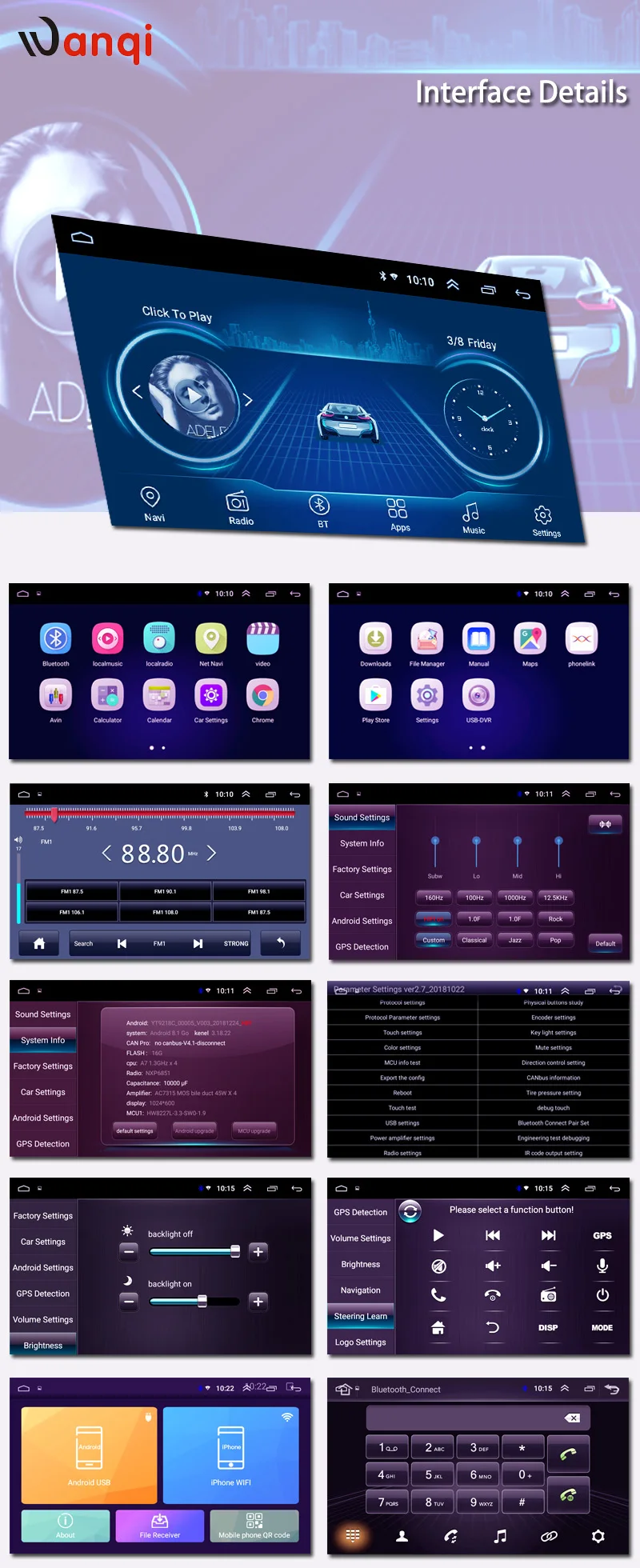 Best 9 inch android 8.1 car dvd multimedia gps navigation system for Chevrolet Aveo/Sonic 2011-2013 built-in Radio Video Bt Wifi 8