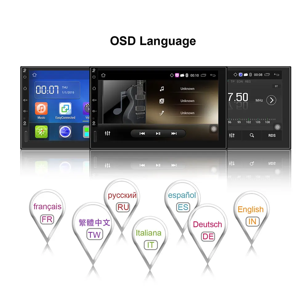 Excellent Onever 7" Android 5.1 Autoradio GPS Bluetooth Navigation Car Stereo Player Fully Capacitive Touch Screen 2 DIN with USB 3G WIFI 6 Excellent Onever 7" Android 5.1 Autoradio GPS Bluetooth Navigation Car Stereo Player Fully Capacitive Touch Screen 2 DIN with USB 3G WIFI 6