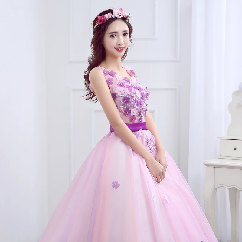 Kopen Goedkoop Prinses Quinceanera Jurken Baljurk Lange Applique Prom