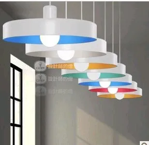 1Pc Famous 36cm rainbows Color Dick E27 pendent light lamp lighting bedroom pub dining room