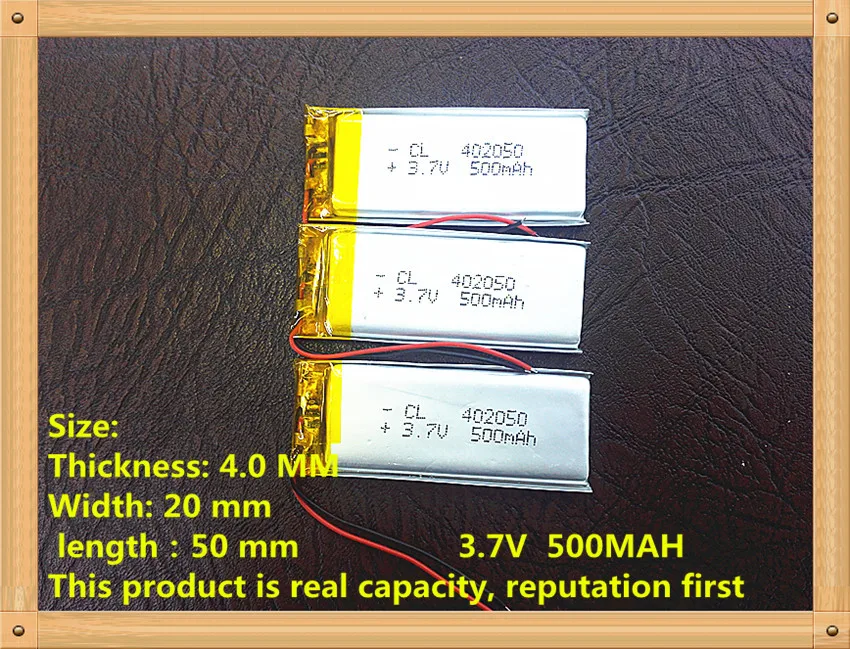 3,7 V Blue Devils V3 применимо 402050 042050 500 MAH MP4 MP5 X19MP3 батареи