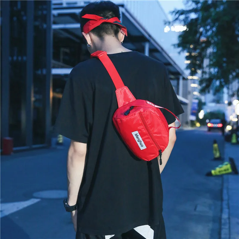 Menghuo Brand New Leisure Fanny Waist Pack Women Shoulder Belly Men Belt Handbags Female Crossbody Handbag Fanny Pack Waist bagIMG_5833
