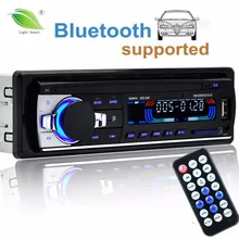 Авторадио 12 В автомобиля Радио Bluetooth 1 din стерео плеер телефон AUX-IN MP3 FM/USB/Радио пульт дистанционного управления для телефона Car Audio