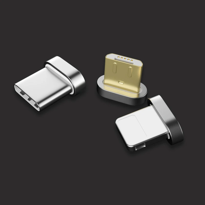 PZOZ Магнитный кабель Разъем Type-C Micro USB C 8 pin адаптер быстрой зарядки телефона Microusb магнитное зарядное устройство Шнур вилки коробки для хранения