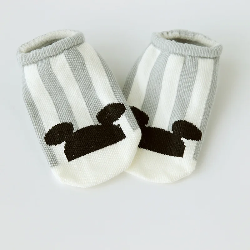 Новорожденных носки для мальчиков и девочек пол износа противоскользящие носки-тапочки для детей от 0 до 3 лет хлопок Детские носки осень и весна теплая - Цвет: 1