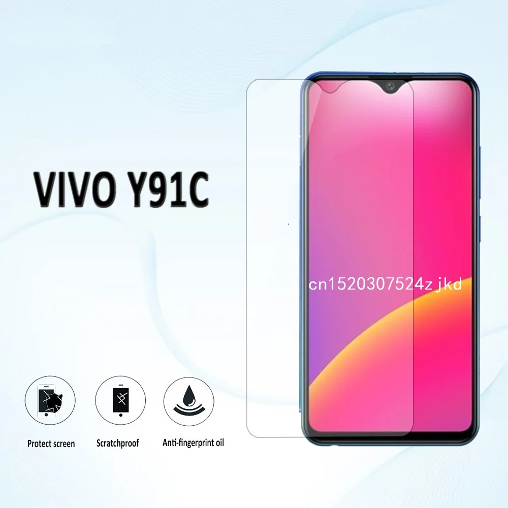الزجاج المقسى فيفو Y91C واقي للشاشة فيفو Y91C واقي للشاشة ل فيفو Y91C Y 91C VivoY91C 6.22 بوصة