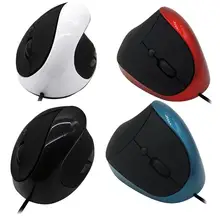 Эргономичный вертикальный проводной игровой мыши с правой рукой USB 6 для ноутбука 800/1200/1600/2000 dpi Повседневный компьютер