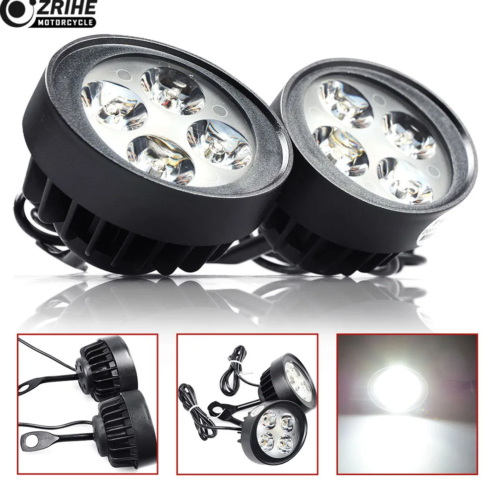 Motorcycle Turn Signal Universal for Yamaha mt 07 09 10 2005-2007 Yamaha FZ8 motorbike 149V LED white turn Signal Lights lamp