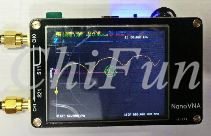 Бесплатная доставка NanoVNA 2.8 дюймовый ЖК HF VHF UHF УФ векторный сетевой анализатор 50