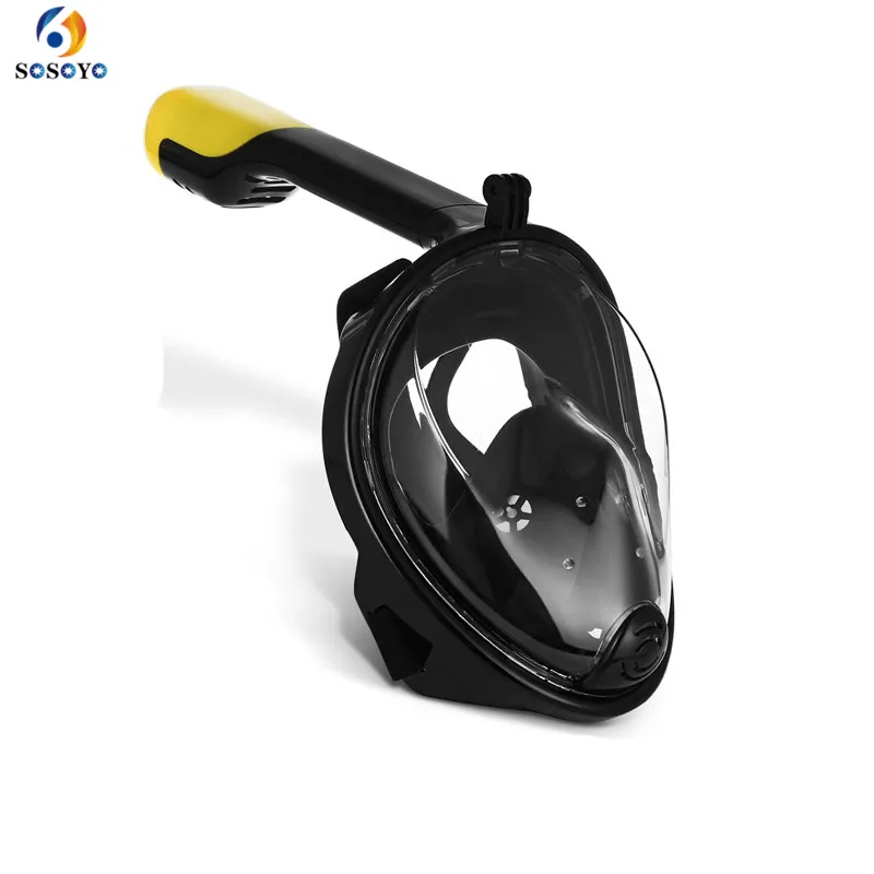 

Diving Underwater Mask180 degree wide viewing window Swimming Snorkel Masks For Gopro Xiao Yi Sports Camera Accessories S/M/L/XL