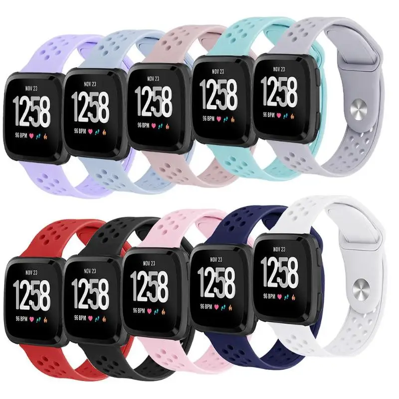 Alloyseed TPU Porous Breathable Watch Band Bracelet Wrist