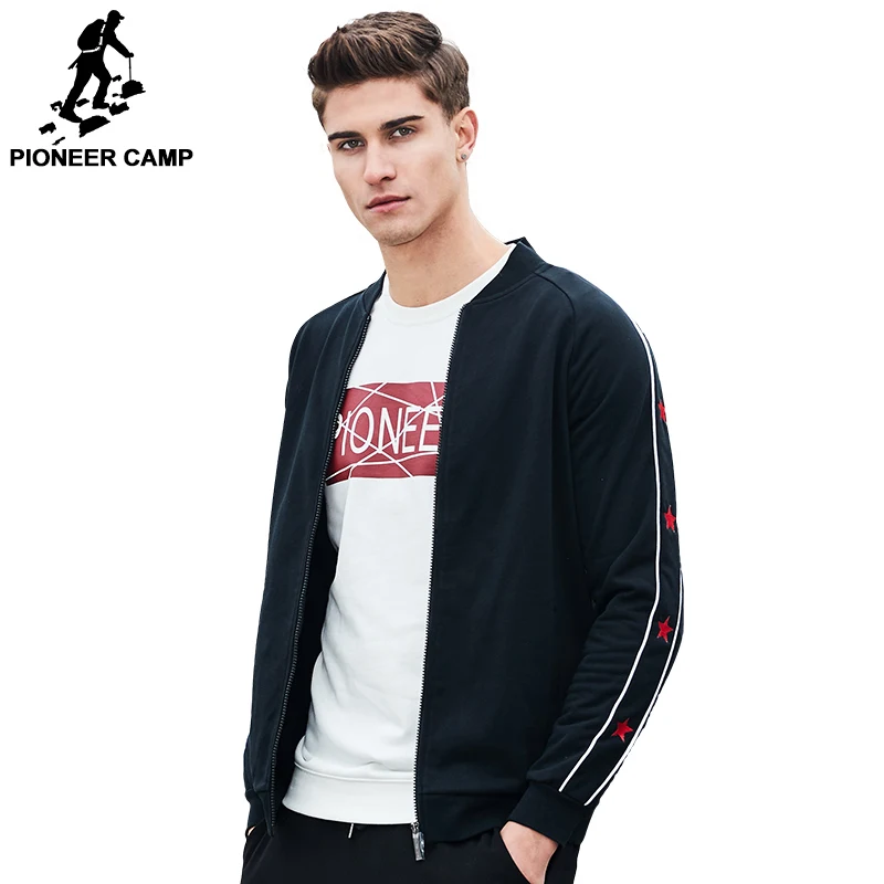 Pioneer Camp 2017 Новое поступление Куртка мужская спартивная куртка с звездыми