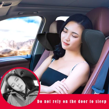 

Car seat headrest breathe freely design comfortable soft neck pillow memory foam sleep headrest cushions travel camping rest