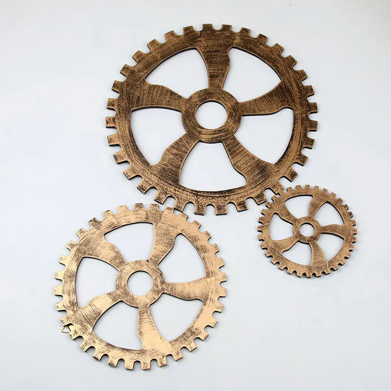 1 шт. настенное искусство винтажное промышленное деревянное снаряжение шикарный