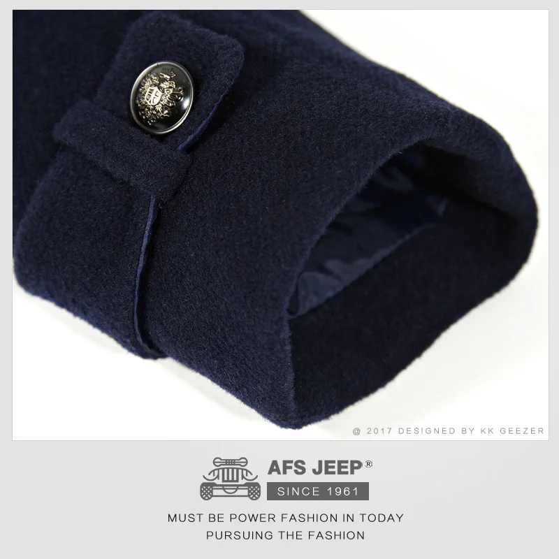 80% OFF Winter Wool Windbreaker New Fashion Woolen Coat Casual Men Coat Thick Outdoor Men's Cashmere Jacket Overcoat Manteau Homme