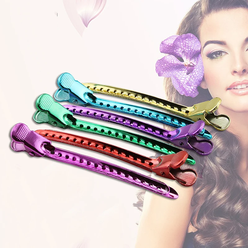 Buy 12pcs/set Metal Hair Clips Sectioning positioning DIY Hairstyle Hairpins