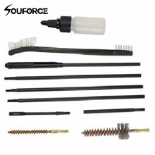 10 шт./компл. 22 22LR. 223 556 винтовка пистолет набор чистящих средств для ухода за комплект шомпол Нейлоновая Щетка для страйкбола Спорт Охота Инструменты для чистки