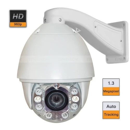 

Auto Tracking 6inch CCTV Speed Dome IR PTZ Camera 1.3MP 960P 20x Zoom Onvif