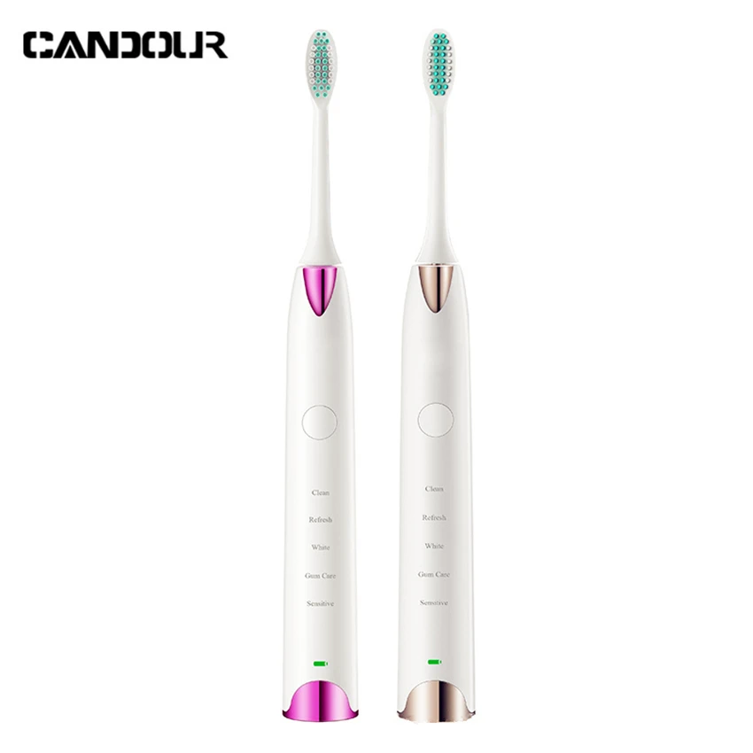 

CANDOUR CD-51620 electric toothbrush automatic Waterproof electric toothbrush rechargeable sonic electric toothbrush Five modes