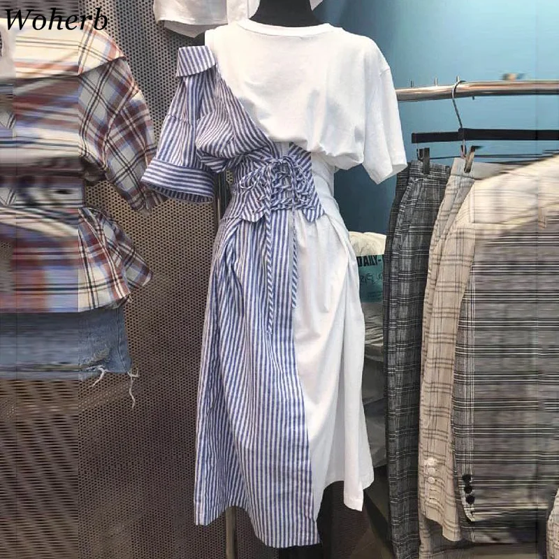 shirt dress korean style