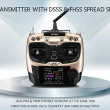 Radiolink AT9S 2,4G 9CH дистанционного Управление с R9DS приемник/радио передатчик ж/пульт дистанционного управления DSSS& FHSS спектра для модели RC