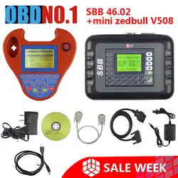 Silca sbb V46.02 + Мини Zedbull Auto программатор ключей SBB лучше, чем V33.02 V33.2 Zed Bull OBDII Ключевые Maker Zed-Bull DHL Бесплатная доставка