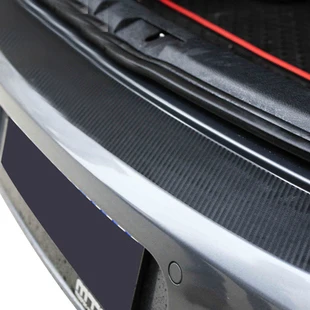 Защита заднего бампера, наклейка из углеродного волокна для Volkswagen VW MK7 Golf/MK 7 Golf GTI, наклейка для автомобиля