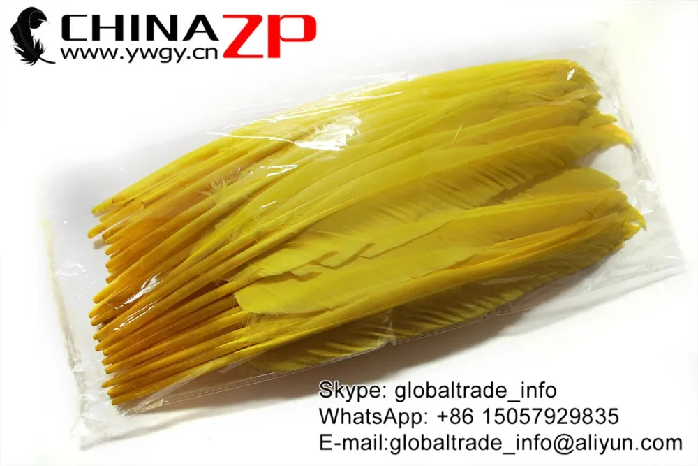 Duck Pointer Primary Wing Feathers-Yellow (1)