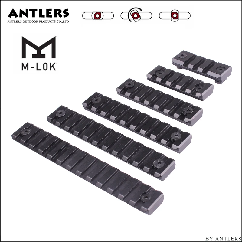 6 компл./упак. Picatinny Weaver Rail для M lok Handguard основа крепления прицела Охотничьи