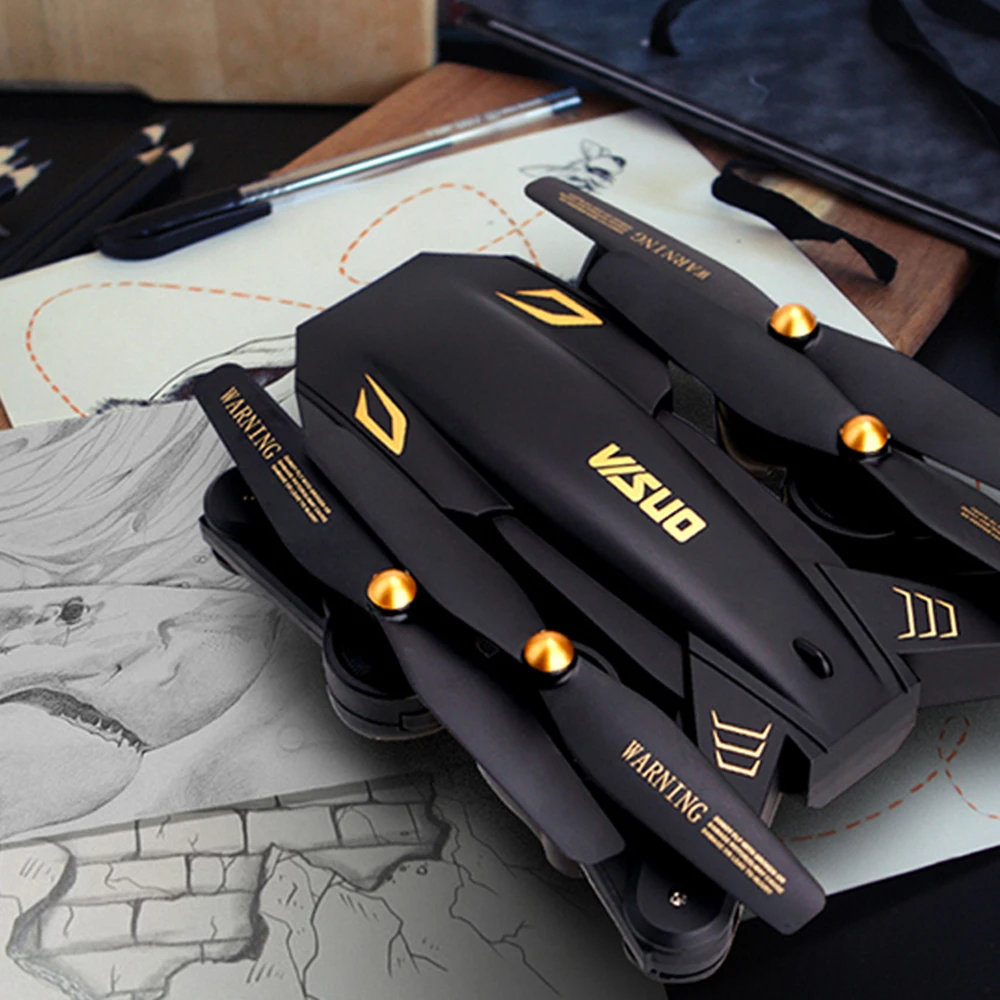 Дрон VISUO XS809S Shark Dron 720P WIFI FPV с широкоугольной HD камерой складной Радиоуправляемый