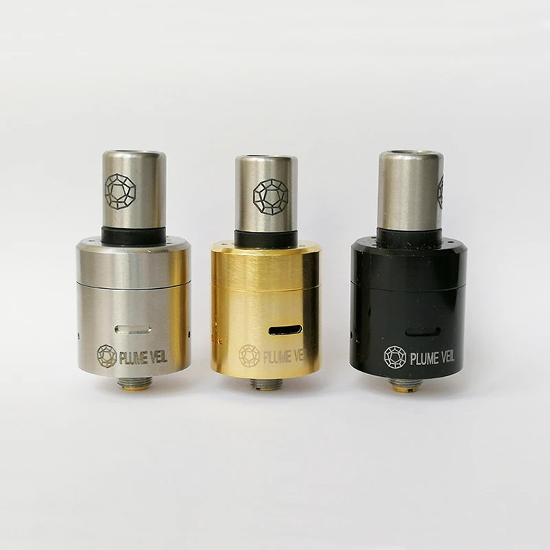 

PLUME VEIL 22mm RDA Atomizer Vape Tank Vaporizer Rebuilding Dripping RDA Atomizer Vape 510 Thread Vape Vaporizador