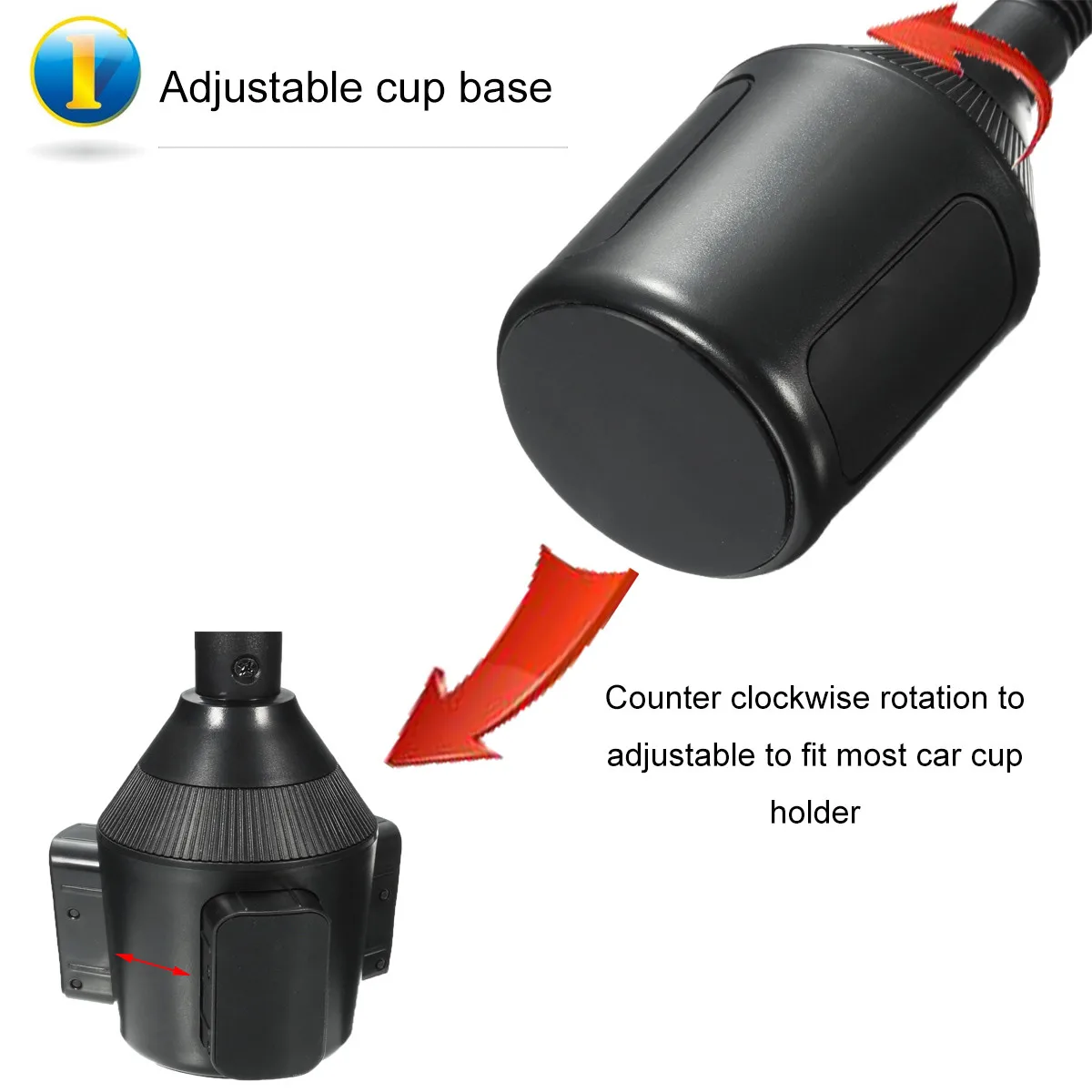  Einstellbare Lange Arm Auto Telefon Halter Universal Auto Tasse Halter Halterung Cradle Ständer Für