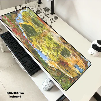 

Lord of the Rings Large Gaming Mouse Pad Lock Edge Mousepad Speed/Control Mouse Mat For Anime ergonomic gadget office desk mat