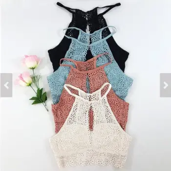 

USA Fashion Women Crop Top Tank Tops Bra Bustier Vest Bralette Camis