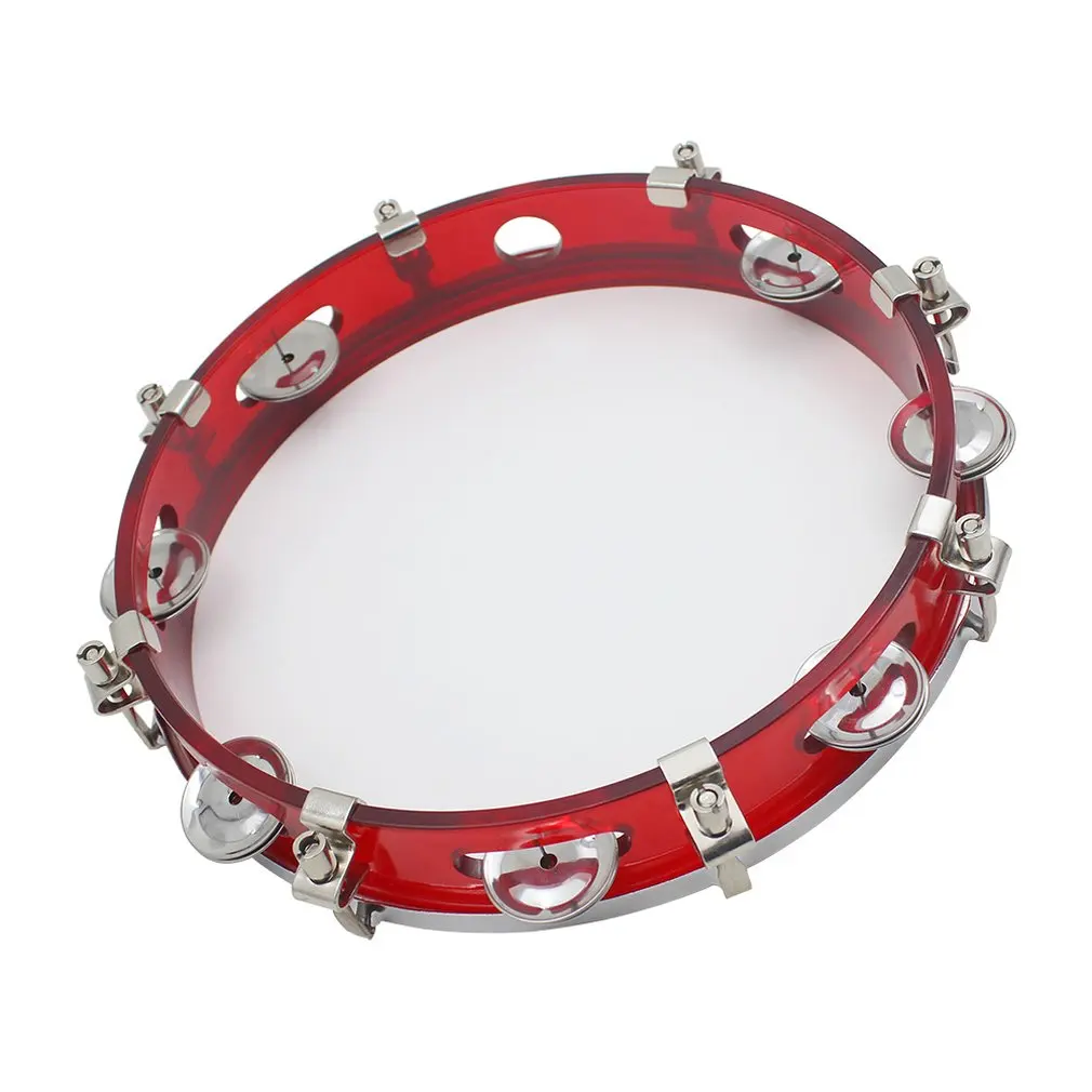 10 &quotБубен Капоэйра кожаный барабан Pandeiro Samba Tamborine Precussion музыкальный инструмент
