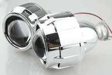 Car Styling 2.5 inch Bixenon Projector Lens H1 Socket HID Bixenon Lens Xenon Headlight with 2.5 inch Shroud Car External Light