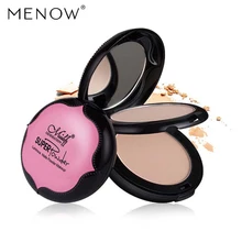 Бренд MENOW двухслойная компактная пудра долговечная Водонепроницаемая профессиональная косметическая консилер прессованная пудра легкая косметика