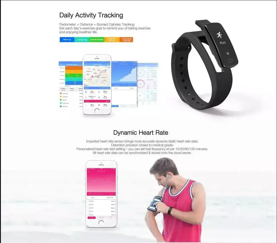 Монитор артериального давления фитнес Группа качество сна трекер сидячий оповещения спортивный браслет Сменные ремешок Bluetooth браслет