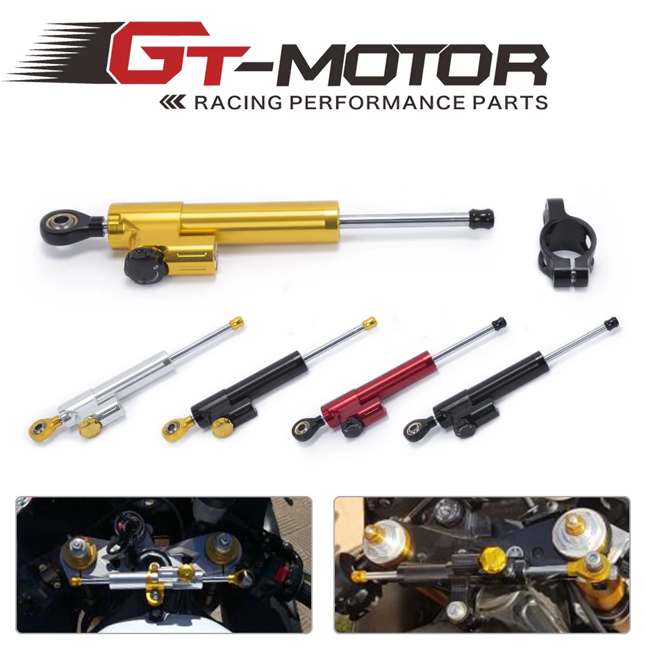 

GT Motor - Steering Damper Motorcycle CNC Stabilizer Linear Reversed Safety Control For Honda CBR600RR CBR1000RR CBR929RR