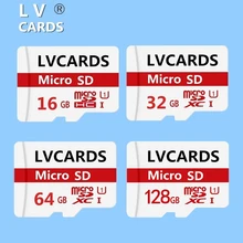 LV-CARDS H2testw реальная емкость Micro sd карты 16 ГБ 32 ГБ 64 ГБ 128 ГБ USH-1 класс 10 в карты памяти мини microsd и TF карты A2-8