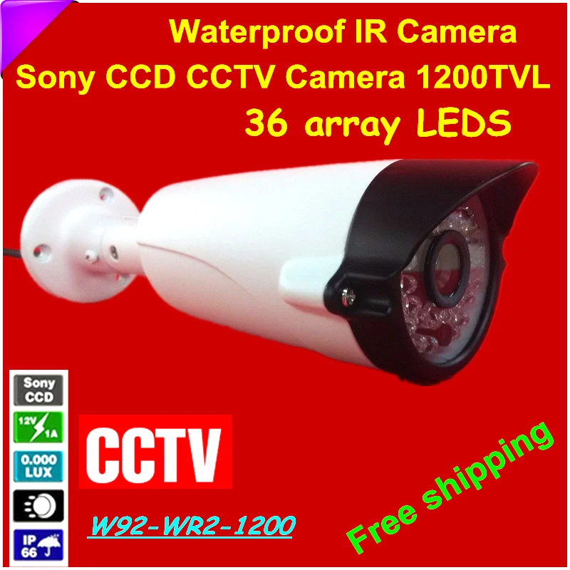 Новое поступление! 1200tvl CCTV Камера с 1/3 Sony CCD Водонепроницаемый используется для