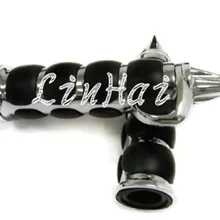 " 25 мм мотоцикл Шипованный Руль рукоятки для Harley Honda крейсер Yamaha чоппер