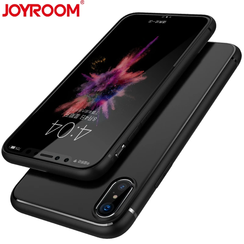 

JOYROOM Luxury Ultra Thin Matte TPU Soft Shell Phone Case Cover for iphone X Comfortable Feeling Fundas Capa