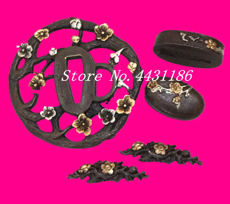 Высокое качество ЛАТУНЬ GUARD TSUBA для японского самурайского меча катана DIY фитинг