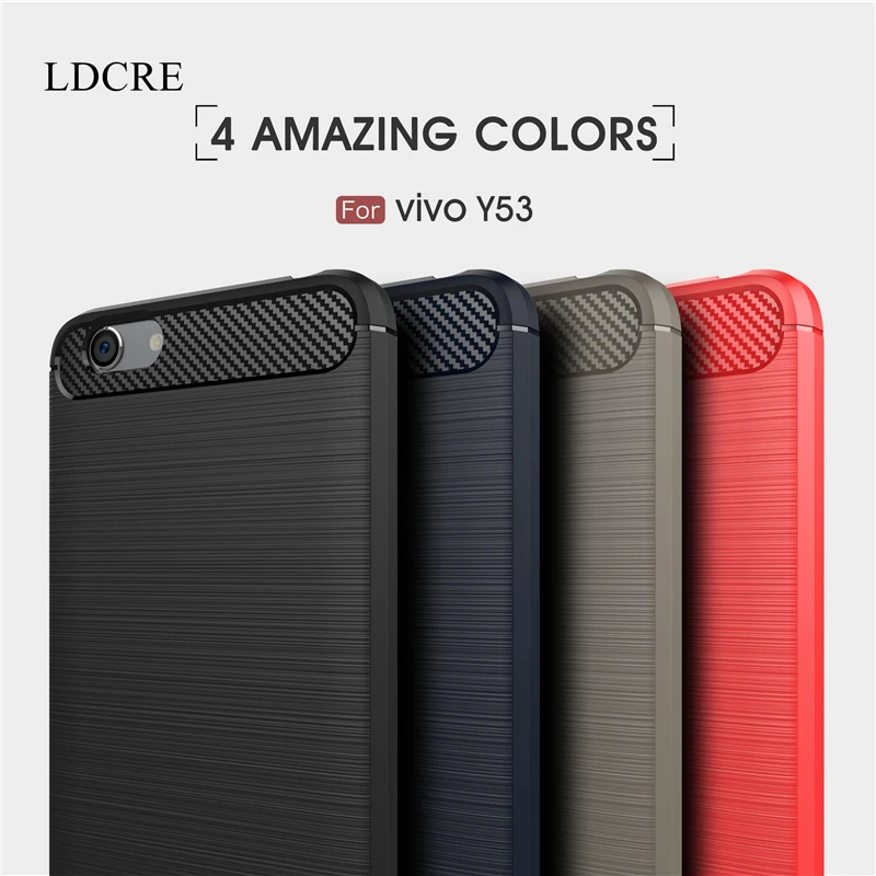 Чехол для BBK Vivo Y53 силиконовый резиновый мягкий чехол Coque Fundas телефона LDCRE |