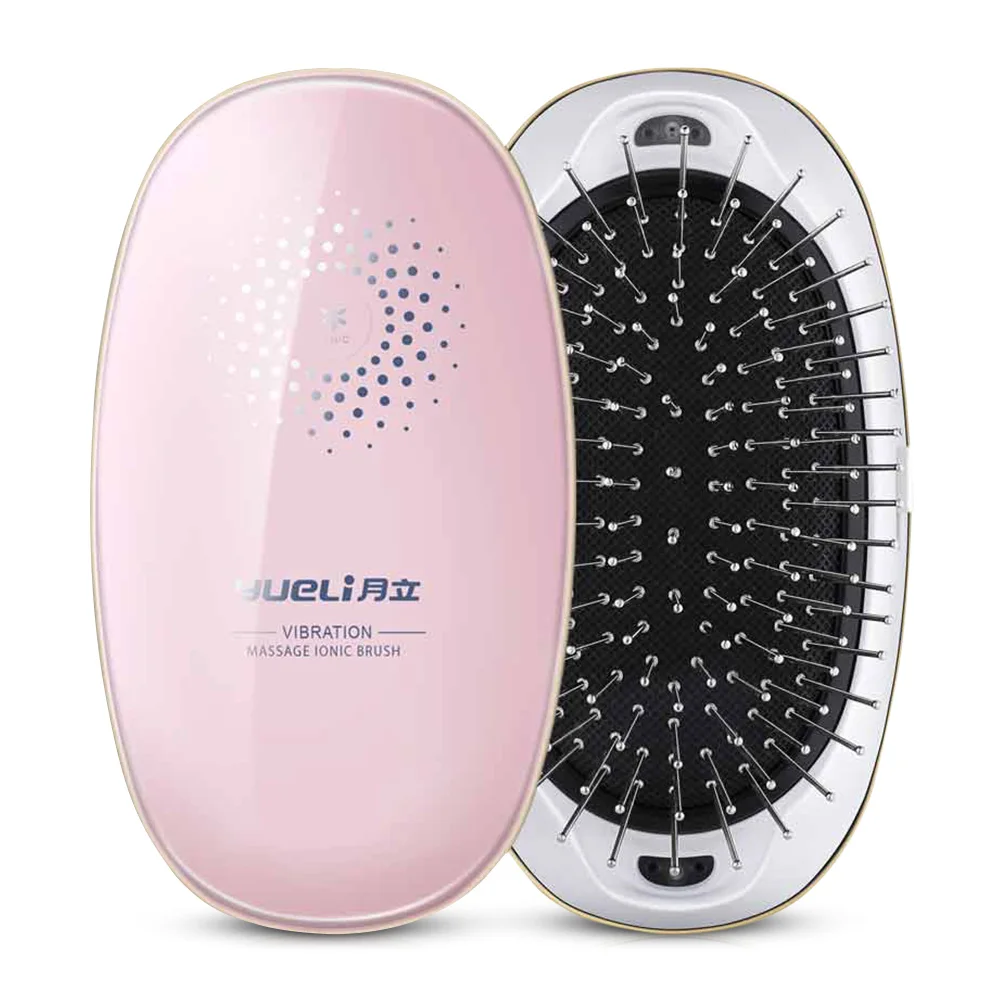 Портативная стильная ионная расческа для волос мягкая моющаяся Антистатическая Вибрация массаж