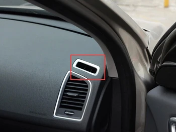 

LHD! For Volvo XC60 2009-2015 Stainless Upper A/C Air Outlet Vent Frame Decoration Cover Trim Car Styling