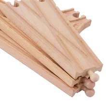 

18.5*8.5*1.2 A Type Rail Wooden Tracks Accessories For Thomas And Friends Universal Wooden Track Expansion Curve Accessories