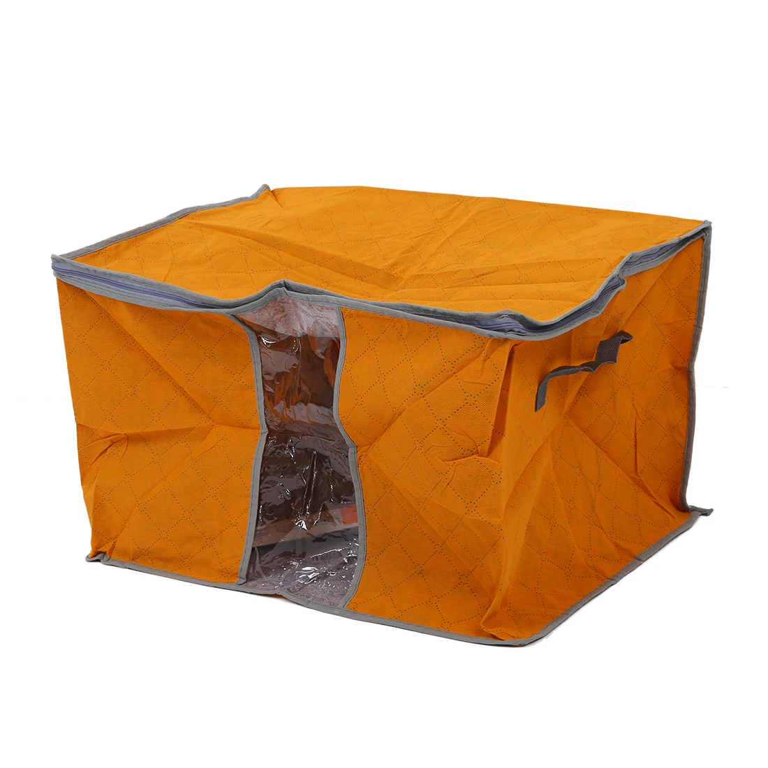 Оранжевый Стёганое одеяло Одеяло Подушка под кроватью Сумка для хранения Box Контейнер нетканый материал