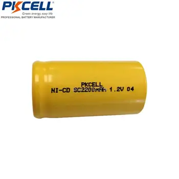 

25Pieces 1.2V Batteries SubC 2200mAh NiCd Rechargeable Batteria Power tool battery Flat Top 10C High Drain Batterie